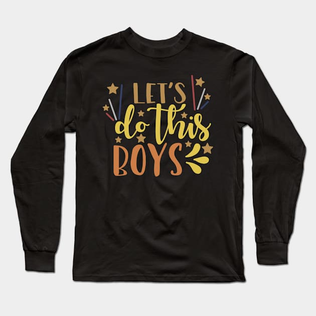 Let’s Do This Boys Long Sleeve T-Shirt by APuzzleOfTShirts